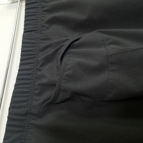 Nike WMS Small Dri Fit Capri Pants Gray Front Zip Vented Running Athletic - Picture 8 of 15